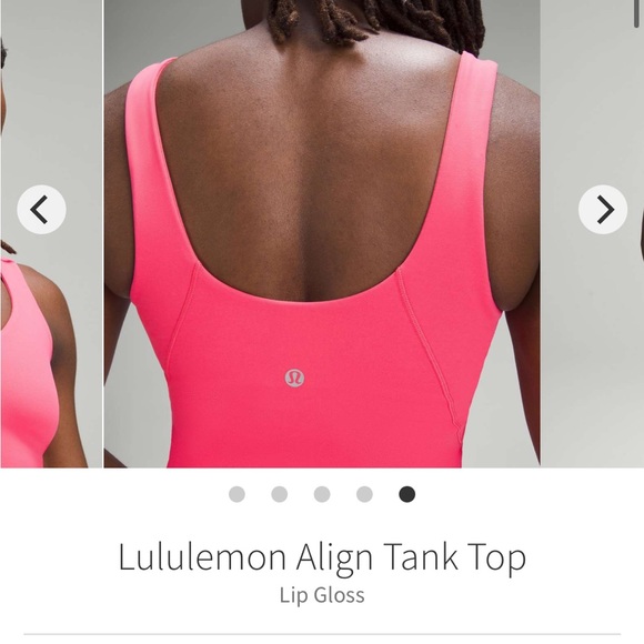 Lululemon Align Tank in Lip Gloss size 6 - Picture 5 of 9